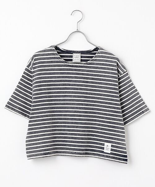 Harriss / ハリス カットソー | クロップドボーダーティーシャツ | 詳細10