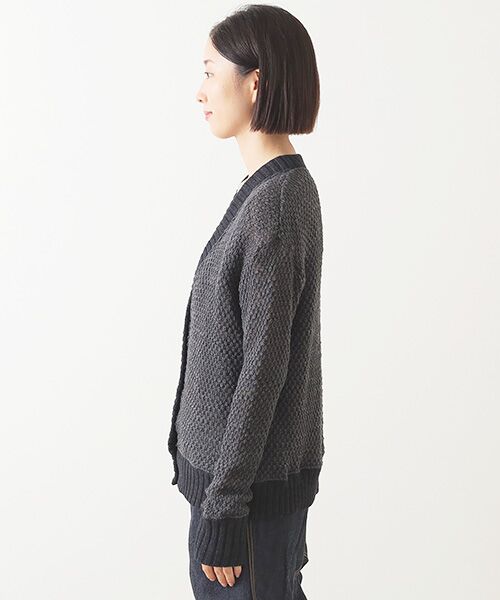 Harriss / ハリス カットソー | 鹿の子カットカーディガン | 詳細6