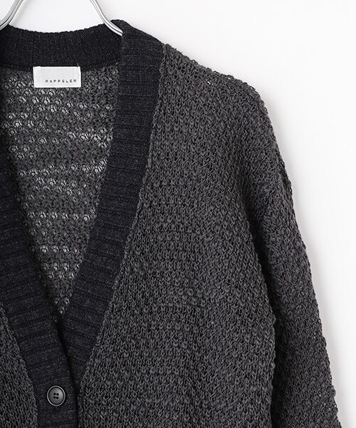Harriss / ハリス カットソー | 鹿の子カットカーディガン | 詳細3