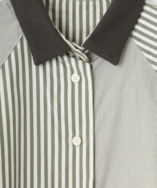 Harriss / ハリス シャツ・ブラウス | 切替ストライプブラウス | 詳細1
