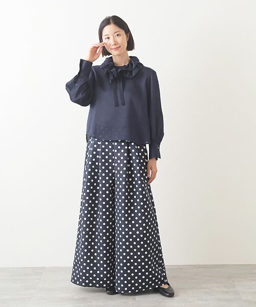 Harriss / ハリス シャツ・ブラウス | フリルストール付きチュニックブラウス | 詳細5