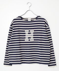 Harriss / ハリス カットソー | Hアップリケバスクシャツ