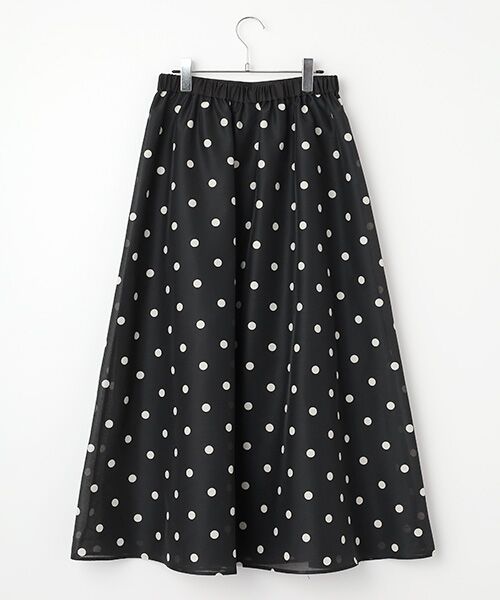 Harriss / ハリス ロング・マキシ丈ワンピース | オーガンジータックトラペーズ | 詳細1