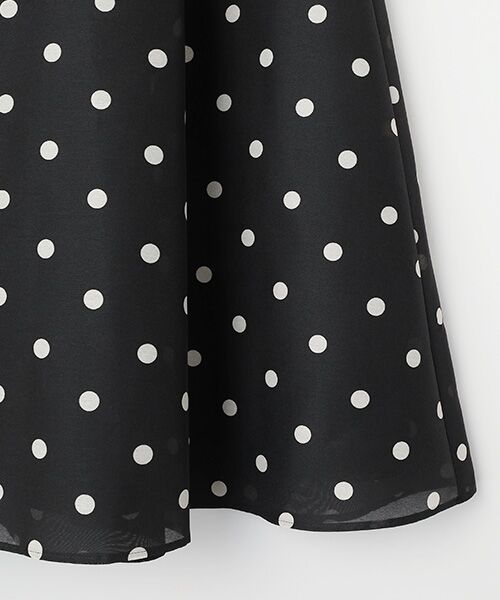 Harriss / ハリス ロング・マキシ丈ワンピース | オーガンジータックトラペーズ | 詳細3