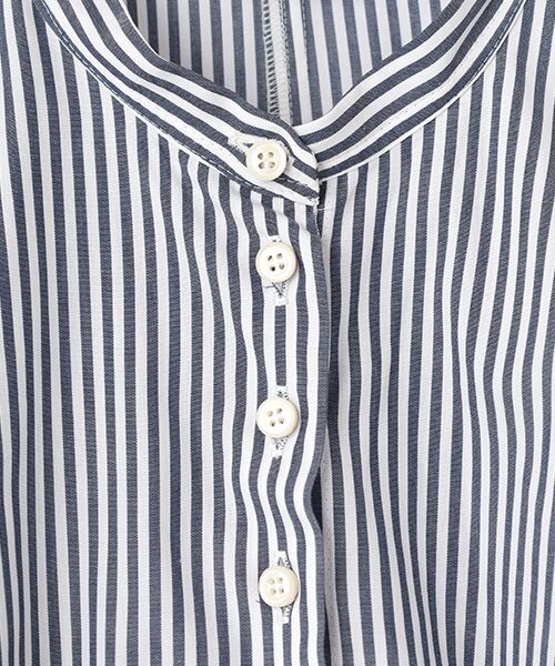 Harriss / ハリス シャツ・ブラウス | ドルマンスリーブバンドカラーシャツ | 詳細2