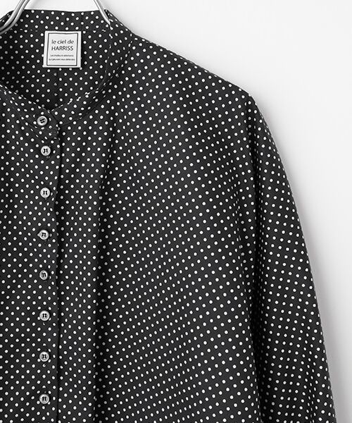 Harriss / ハリス シャツ・ブラウス | ドルマンスリーブバンドカラーシャツ | 詳細5