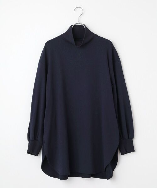 【美品】Yonfa パリススウェットプルオーバー　navy 6714223049-