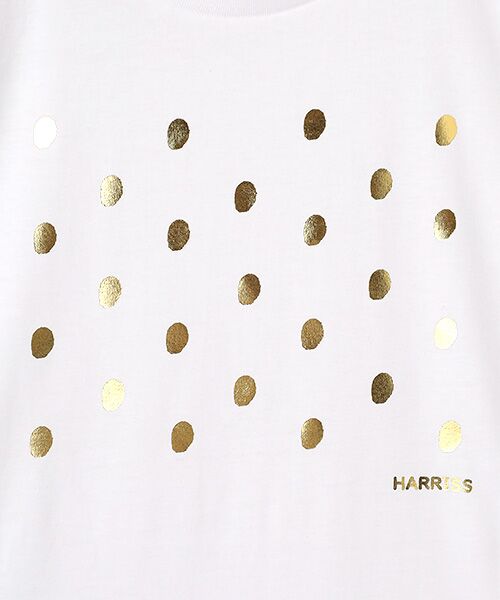 Harriss / ハリス Tシャツ | ドットデザインプリントTシャツ | 詳細1