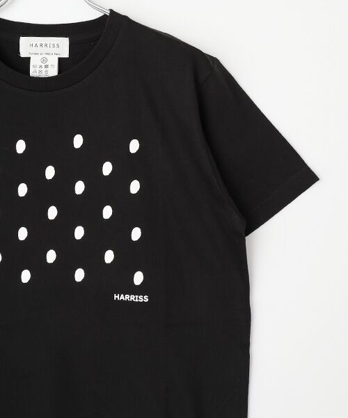 Harriss / ハリス Tシャツ | ドットデザインプリントTシャツ | 詳細3