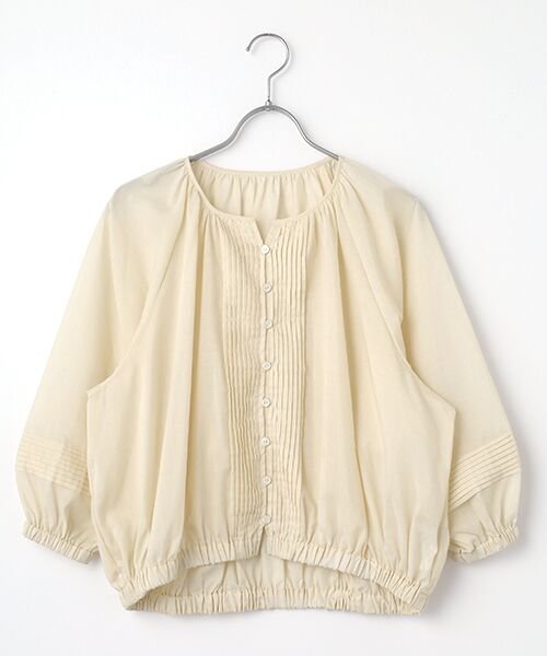 Harriss/ハリス ピンタックブラウス アイボリー 36 Harriss/ハリス ピンタックブラウス アイボリー 36