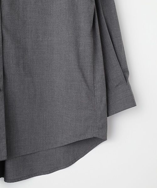 Harriss / ハリス シャツ・ブラウス | バンドカラーロングシャツ | 詳細4