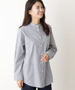 Harriss / ハリス シャツ・ブラウス | バンドカラーロングシャツ