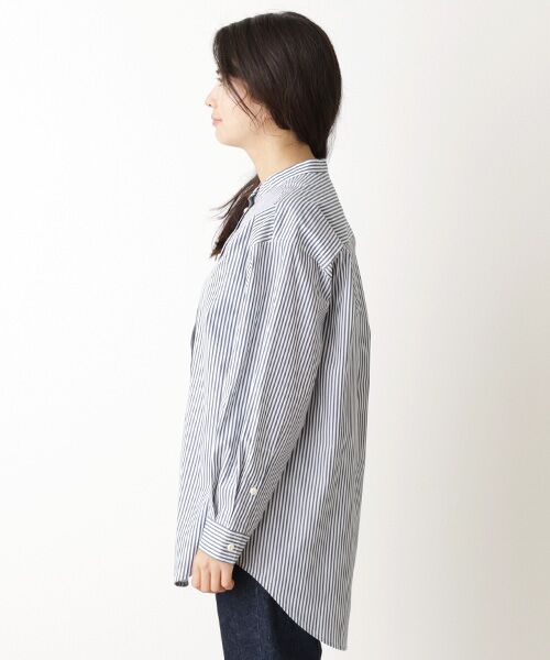 Harriss / ハリス シャツ・ブラウス | バンドカラーロングシャツ | 詳細5