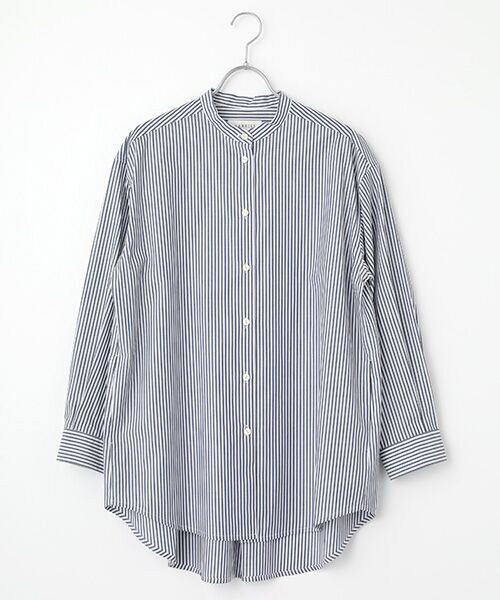 Harriss / ハリス シャツ・ブラウス | バンドカラーロングシャツ | 詳細9