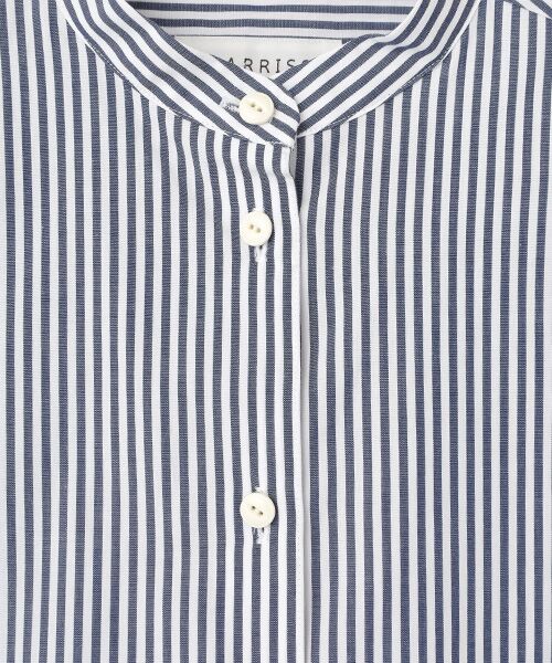 Harriss / ハリス シャツ・ブラウス | バンドカラーロングシャツ | 詳細4