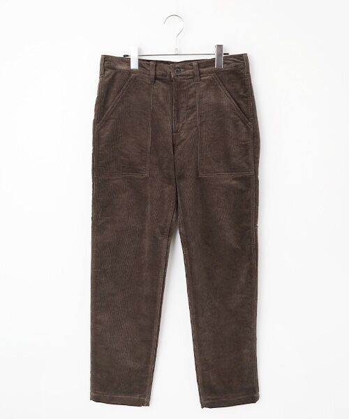 Harriss / ハリス チノ・ワークパンツ | ユーティリティパンツ (BROWN)