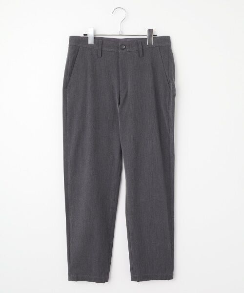 Harriss/ハリス ノータックテーパードパンツ C.GRY L Harriss/ハリス ノータックテーパードパンツ C.GRY L