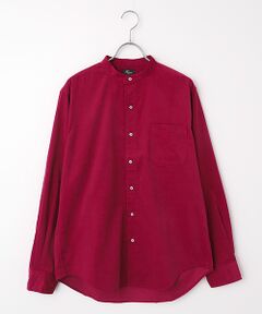 Harriss / ハリス シャツ・ブラウス | P/O風バンドカラーシャツコンフォートフィット　
