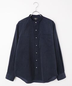 Harriss / ハリス シャツ・ブラウス | P/O風バンドカラーシャツコンフォートフィット　