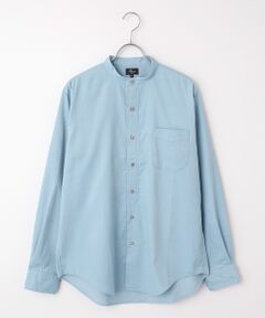 Harriss / ハリス シャツ・ブラウス | P/O風バンドカラーシャツコンフォートフィット　