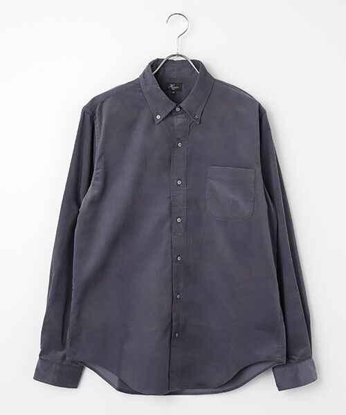 Harriss/ハリス P/O風B.Dカラーシャツアメリカンフィット C.GRY M Harriss/ハリス P/O風B.Dカラーシャツアメリカンフィット C.GRY M