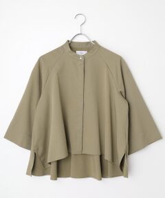 Harriss / ハリス シャツ・ブラウス | バックギャザーバンドカラーシャツ