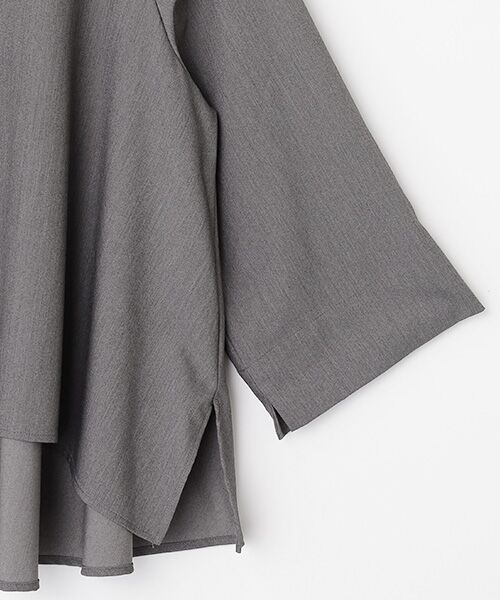 Harriss / ハリス シャツ・ブラウス | バックギャザーバンドカラーシャツ | 詳細6