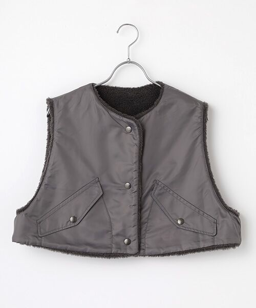Harriss / ハリス ベスト | リバーシブルボアジレ | 詳細11