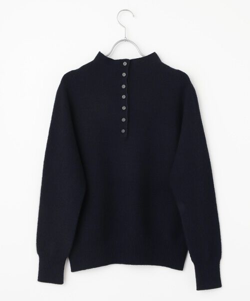 Harriss / ハリス ニット・セーター | 後ろボタンポロニット | 詳細3