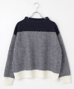 Harriss / ハリス ニット・セーター | ヘリンボーンボトルネック