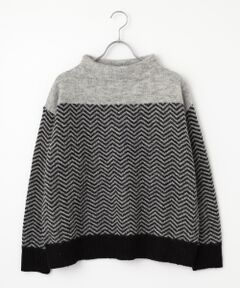 Harriss / ハリス ニット・セーター | ヘリンボーンボトルネック