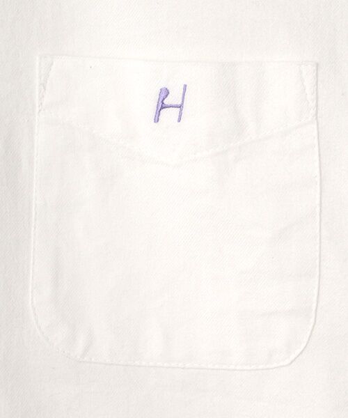 Harriss / ハリス シャツ・ブラウス | ショートポイントエンブロイダリーシャツ | 詳細1