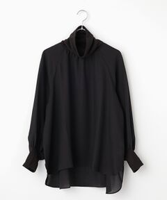 Harriss / ハリス カットソー | 異素材コンビタートルネックプルオーバー