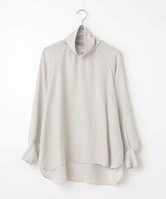 Harriss / ハリス カットソー | 異素材コンビタートルネックプルオーバー