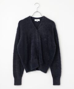 フェザーニットカーディガン