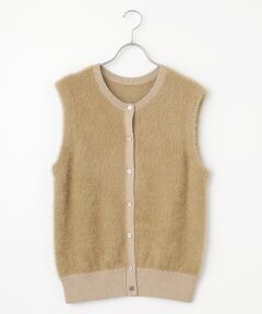 フェザーニットベスト