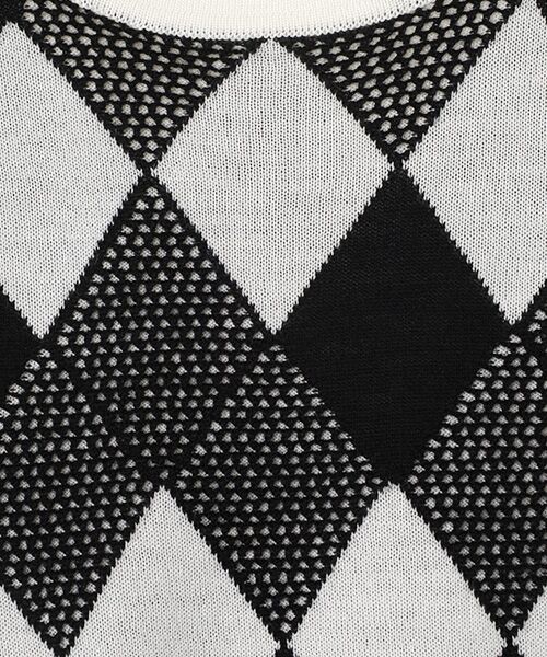 Harriss / ハリス ニット・セーター | ダイヤ幾何柄ニットプルオーバー | 詳細1