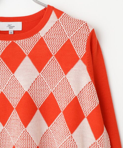 Harriss / ハリス ニット・セーター | ダイヤ幾何柄ニットプルオーバー | 詳細3