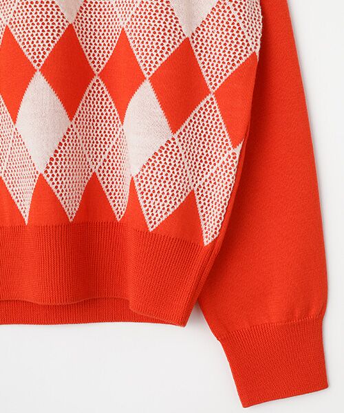 Harriss / ハリス ニット・セーター | ダイヤ幾何柄ニットプルオーバー | 詳細4