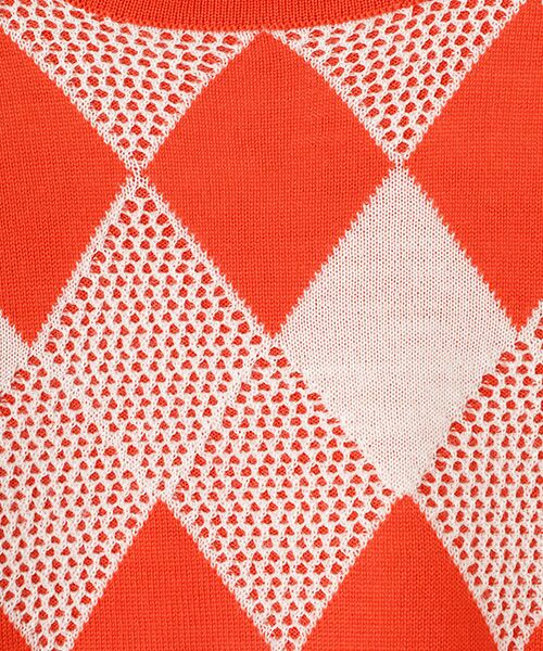 Harriss / ハリス ニット・セーター | ダイヤ幾何柄ニットプルオーバー | 詳細5