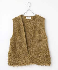 Harriss / ハリス ベスト | ３G畦編みフリンジベスト