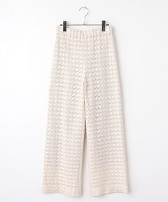 Harriss / ハリス その他パンツ | コットンレースセミワイドパンツ