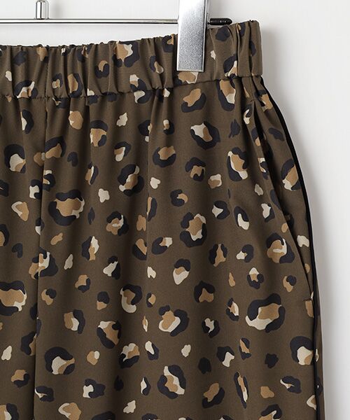 Harriss / ハリス その他パンツ | レオパード柄セミワイドパンツ | 詳細3