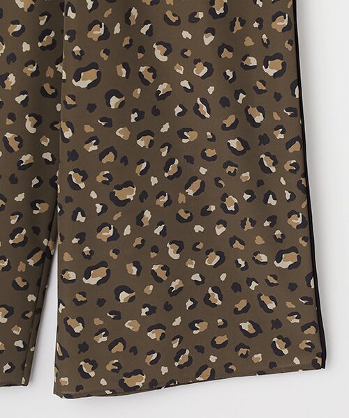 Harriss / ハリス その他パンツ | レオパード柄セミワイドパンツ | 詳細4