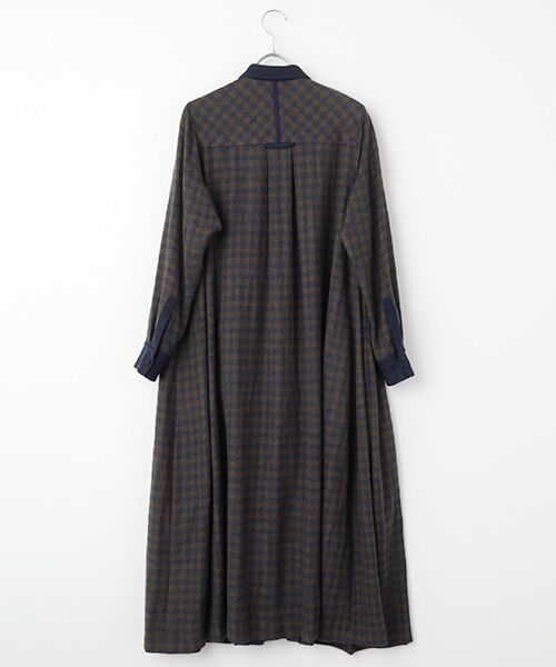 Harriss / ハリス ロング・マキシ丈ワンピース | ウールガーゼシャツワンピース | 詳細1
