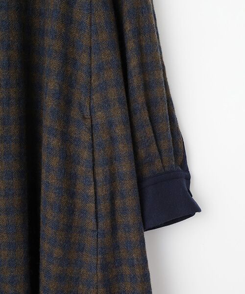 Harriss / ハリス ロング・マキシ丈ワンピース | ウールガーゼシャツワンピース | 詳細3