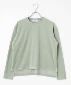 Harriss / ハリス カットソー | コットンベロアプルオーバー