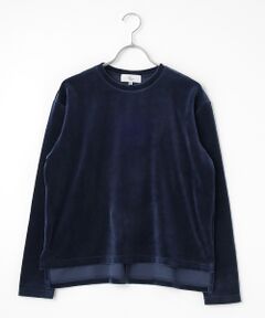 Harriss / ハリス カットソー | コットンベロアプルオーバー