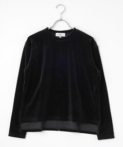 Harriss / ハリス カットソー | コットンベロアプルオーバー