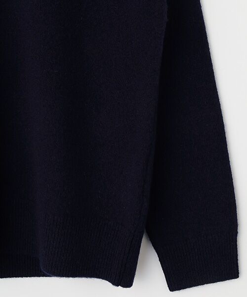 Harriss / ハリス ニット・セーター | 綿レースフリル衿付キクルーセーター | 詳細3